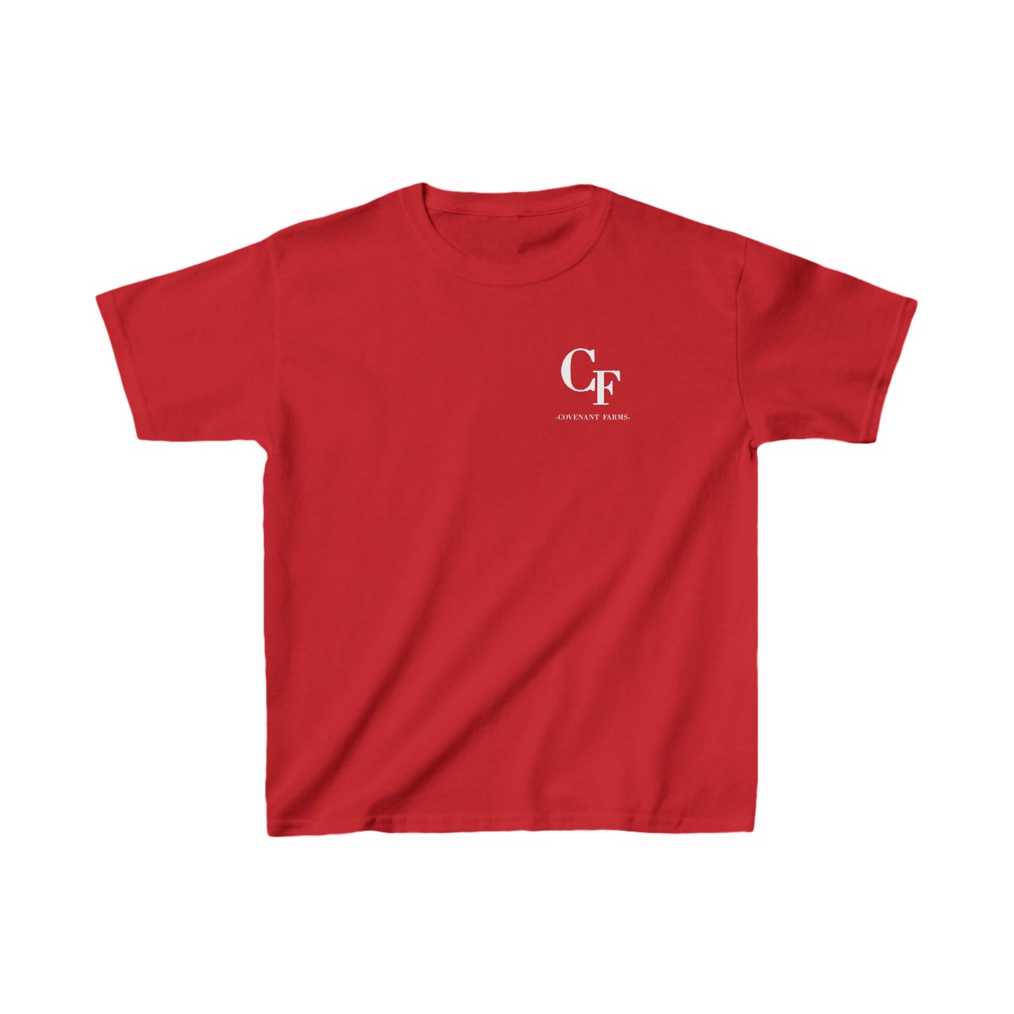 Covenant Farms Kids Heavy Cotton™ Tee (White Logo)