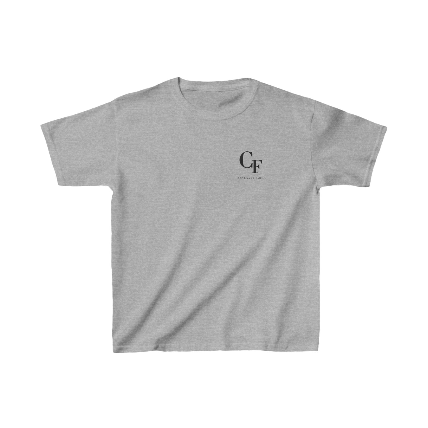 Covenant Farms Kids Heavy Cotton™ Tee (Black Logo)