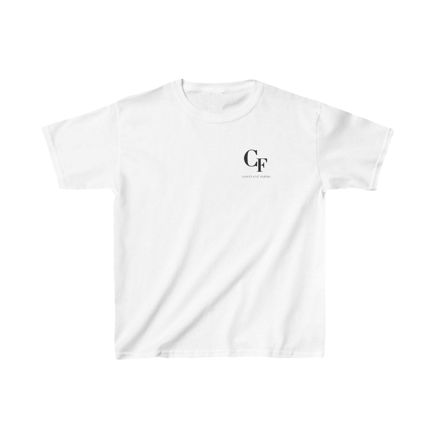 Covenant Farms Kids Heavy Cotton™ Tee (Black Logo)