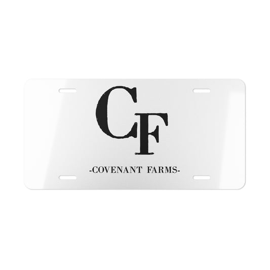 Covenant Farms Vanity Plate